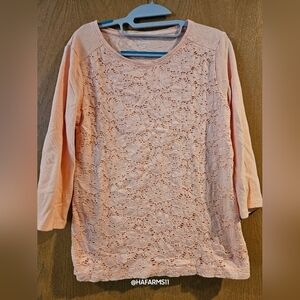 Croft n Barrow Light Orange top